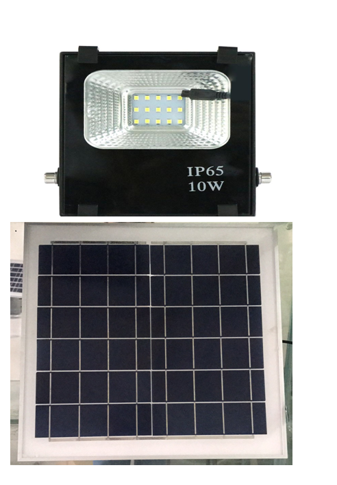 Đèn pha led năng lượng mặt trời không có điều khiển 10W PNL - MD10